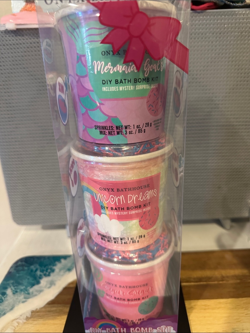 Mermaid & Unicorn DIY Bath Bomb Kit - Pink & Teal